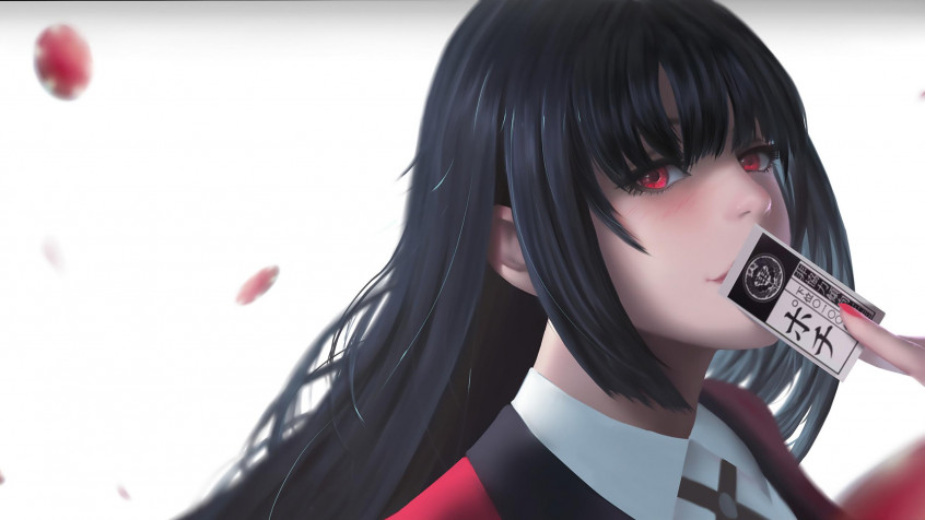 Yumeko Jabami 2k QHD Wallpaper 2560x1440px