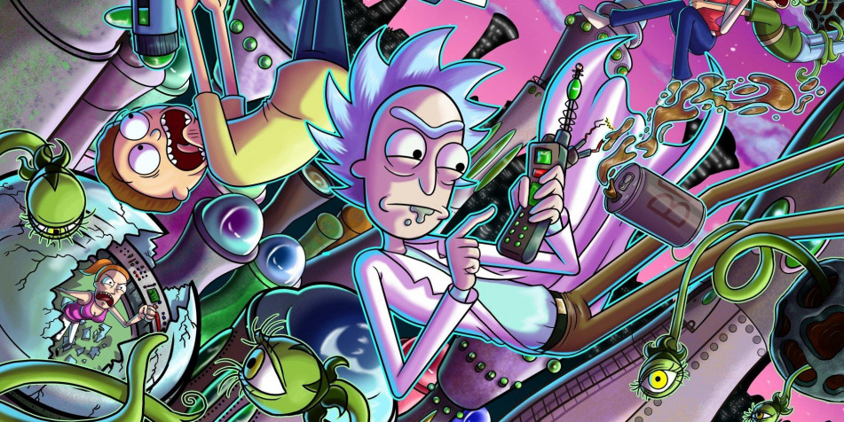 Rick And Morty Season 5 Laptop Background 1920x962px