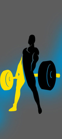 Gym Boy Phone Background Image 800x1778px