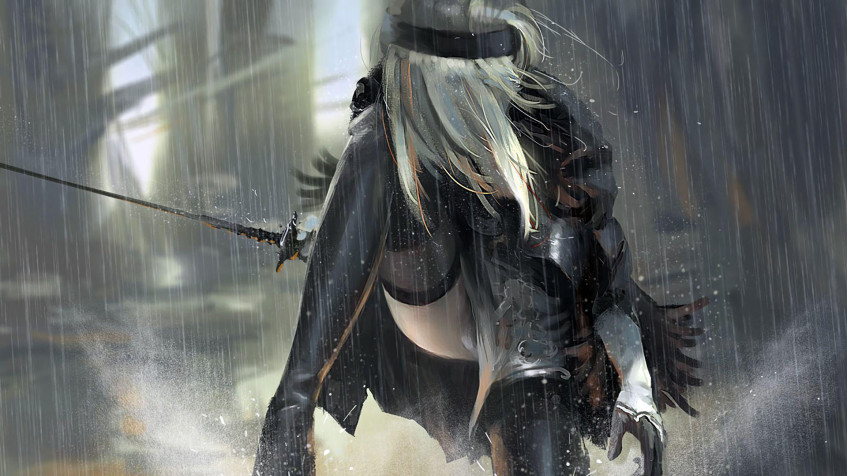 Nier Automata Full HD 1080p Wallpaper 1920x1080px