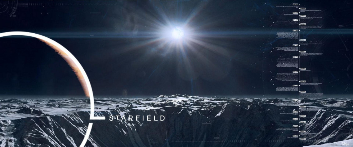 Starfield Laptop Background 1920x804px