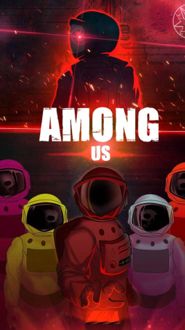 Among Us Game Mobile Background 1080x1920px