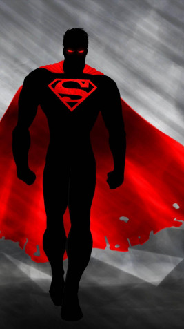 Black Superman iPhone Wallpaper 1080x1920px