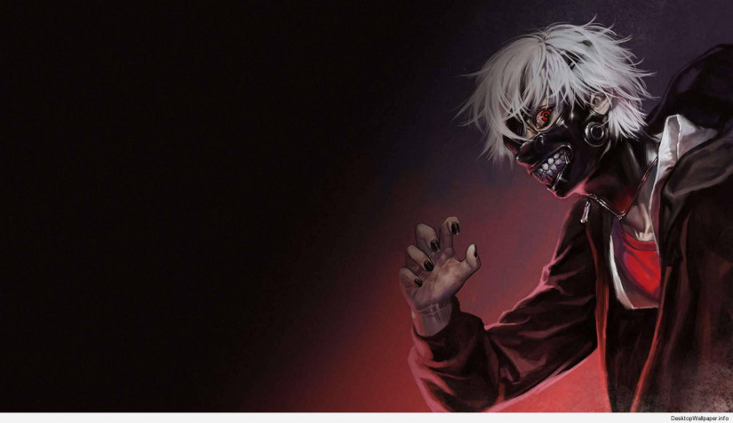 Ken Kaneki Laptop Wallpaper 1920x1108px