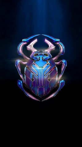 Blue Beetle Android Wallpaper Image 5760x10240px