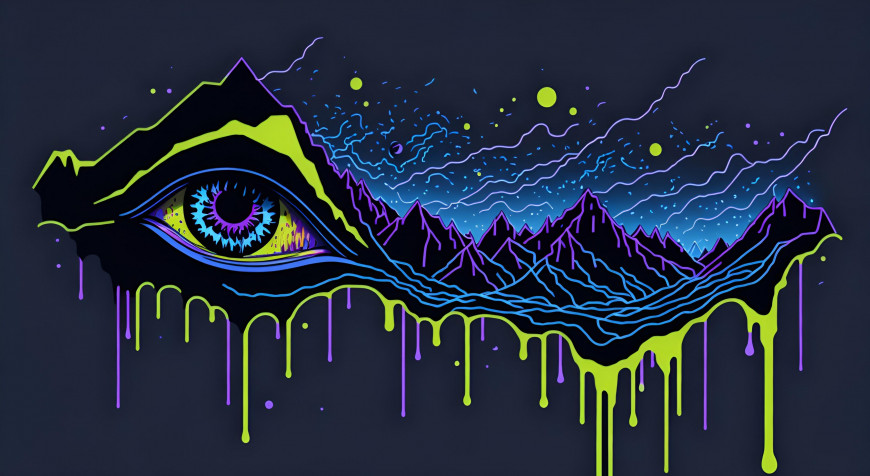 Trippy MacBook Wallpaper 3392x1856px