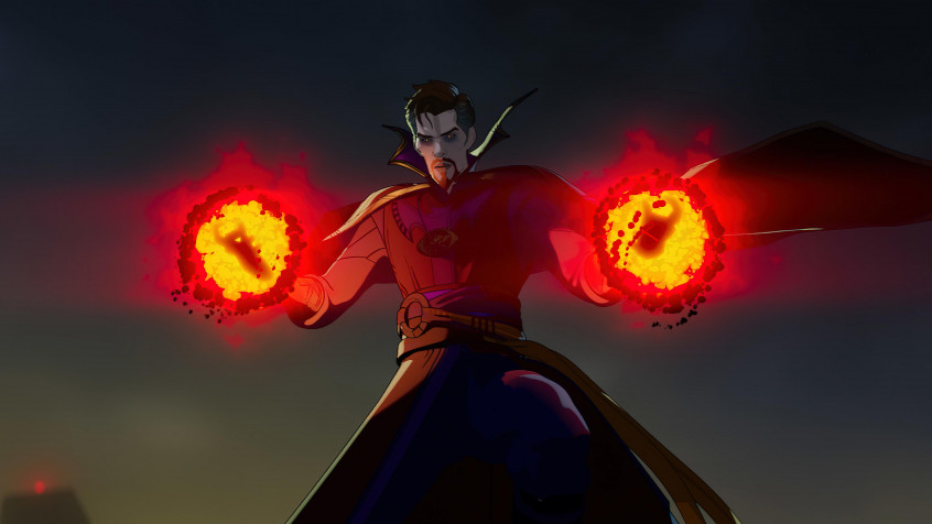 Cartoon Dr Strange 4k UHD Wallpaper 3840x2160px