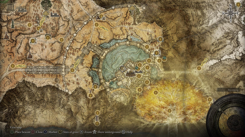 Elden Ring Map Full HD 1080p Wallpaper 1920x1080px