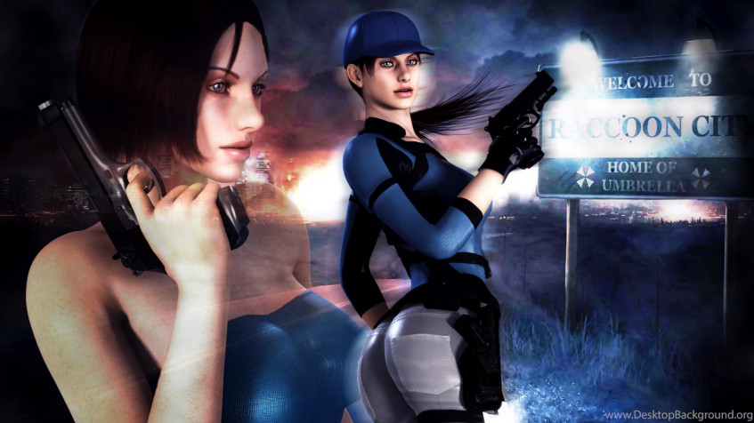 Jill Valentine MacBook Background 1600x900px