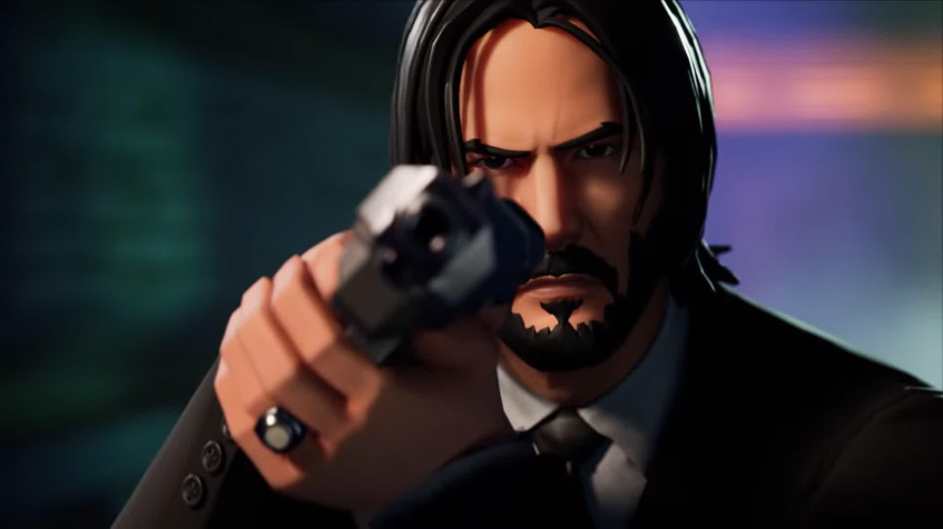 John Wick Fortnite Full HD 1080p Wallpaper 1920x1080px