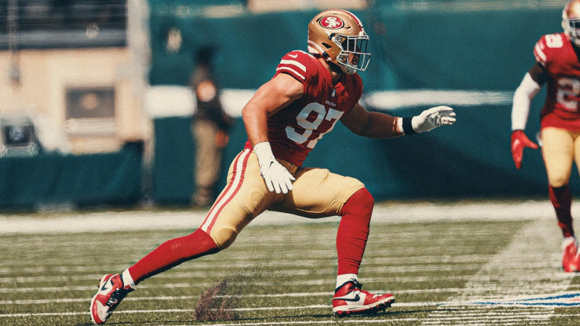 Nick Bosa Full HD 1080p Wallpaper 1920x1080px