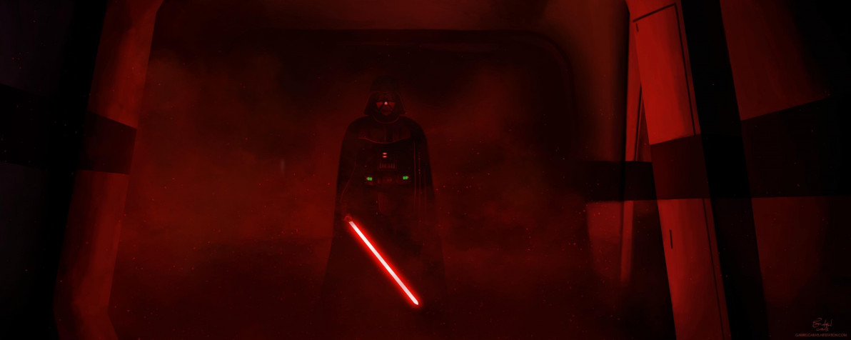 Darth Vader Desktop HD Background 4000x1598px