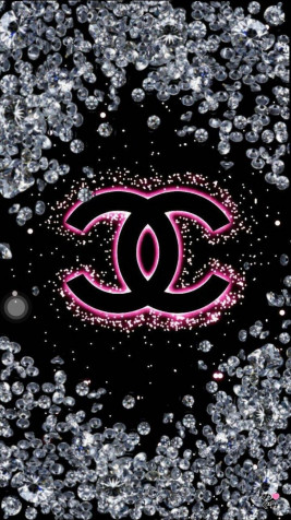 Chanel Logo Phone Background Image 1080x1920px