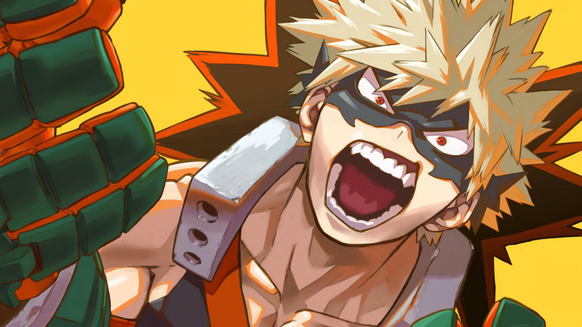 Katsuki Bakugo 4k UHD Wallpaper 3840x2160px