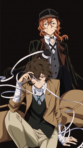 Bungou Stray Dogs iPhone Background Image 1080x1920px