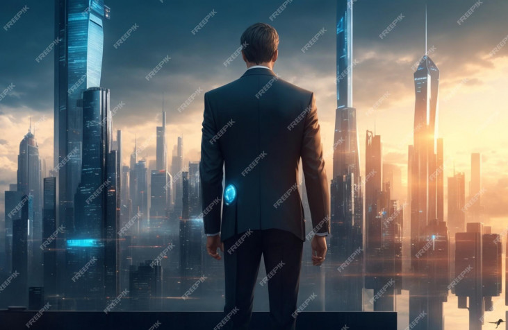 Business Man MacBook Background 2000x1302px