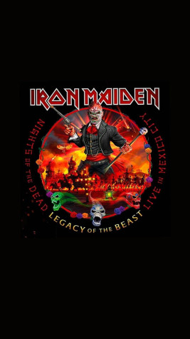 Iron Maiden Mobile Background 800x1423px