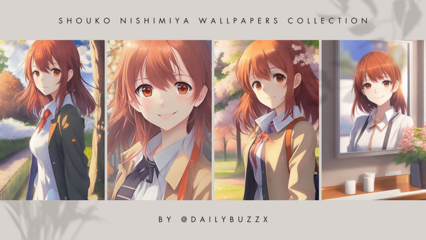 Shouko Nishimiya MacBook Wallpaper 1640x924px