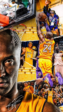 Kobe Bryant Android Wallpaper Image 853x1516px