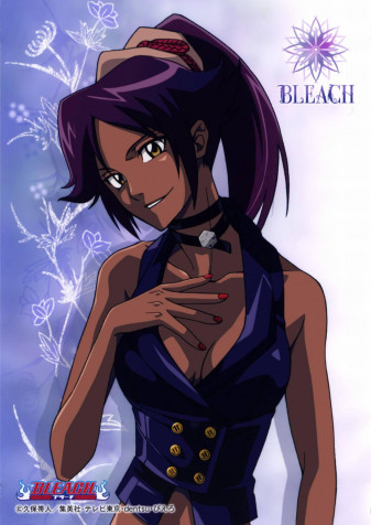 Yoruichi Shihoin Phone Background 1360x1920px