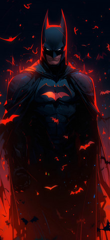 Batman Comic Cartoon Phone Wallpaper 1181x2560px