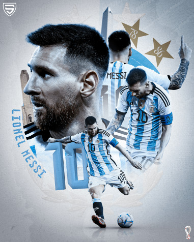 Messi Argentina Wallpaper for Mobile 1400x1750px