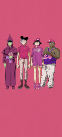 Gorillaz Wallpaper for iPhone 1080x2400px