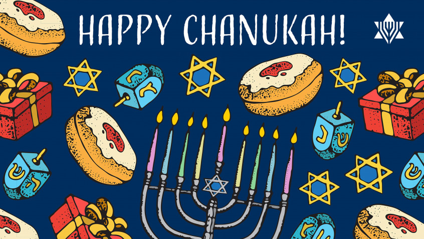 Hanukkah MacBook Wallpaper 3800x2138px