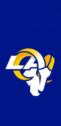 Los Angeles Rams Mobile Background 1242x2529px