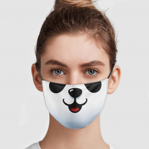 Panda Mask Mobile Wallpaper 3894x3895px