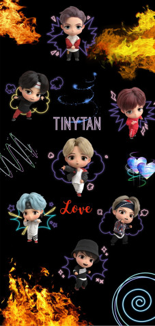 Tiny Tan Bts Wallpaper for iPhone 800x1673px