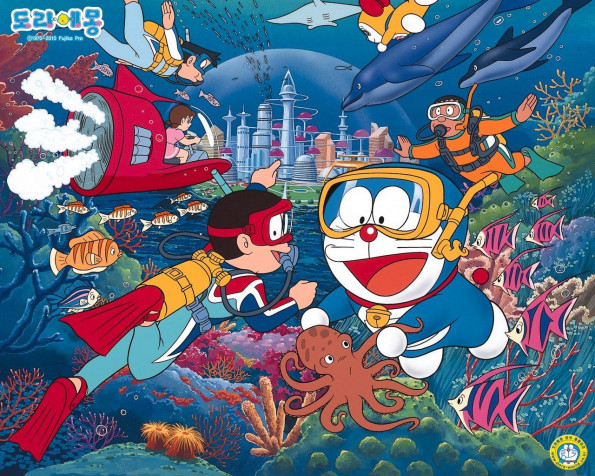 Doraemon MacBook Background 1280x1024px