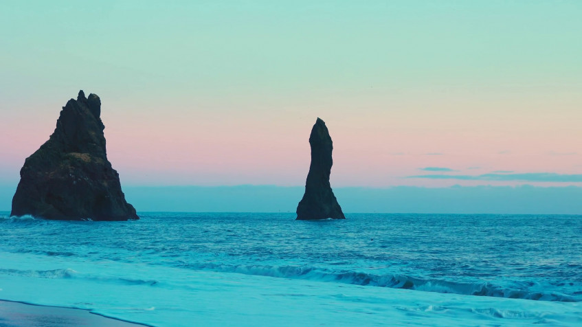 Reynisfjara Iceland Full HD 1080p Wallpaper 1920x1080px