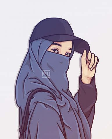 Islamic Hjab Girl Phone Background 2480x3064px