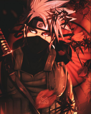 Kakashi Hatake Phone HD Background 1386x1732px