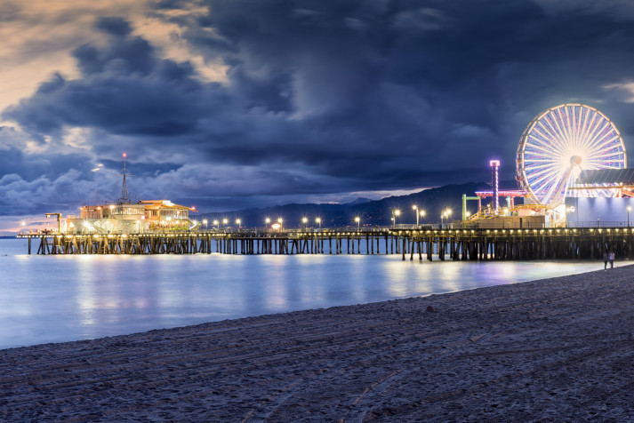 Santa Monica Pier Desktop HD Background 6922x4620px