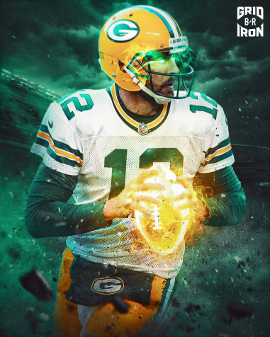 Aaron Rodgers Mobile Wallpaper 1080x1350px