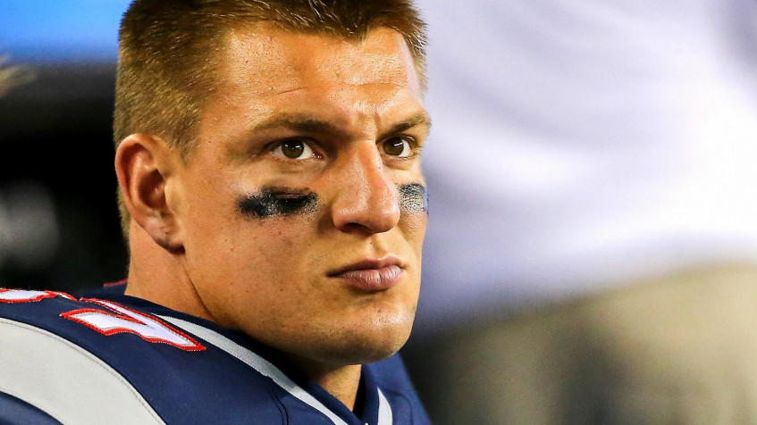 Rob Gronkowski Full HD 1080p Wallpaper 1920x1080px