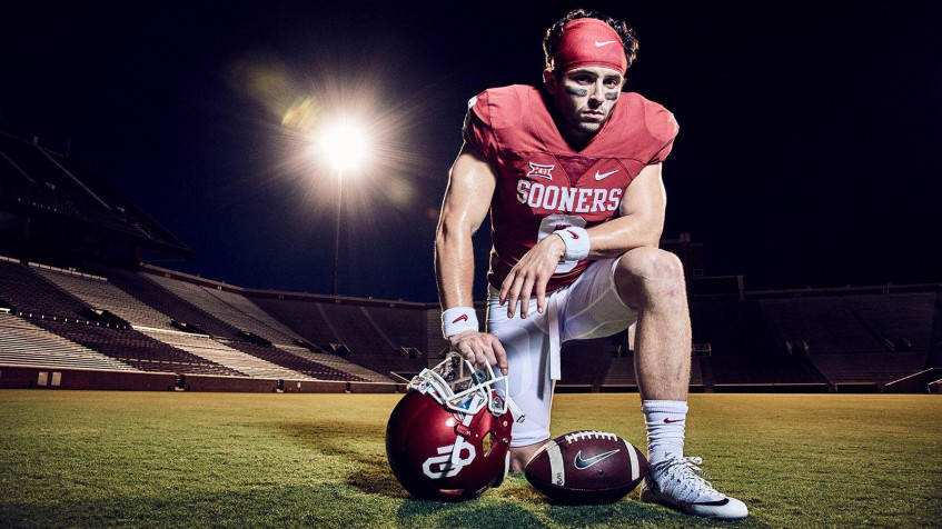 Baker Mayfield Desktop HD Wallpaper 1600x900px