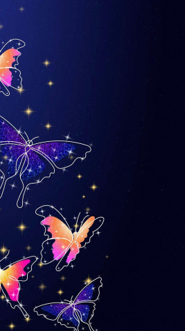 Butterflies Phone HD Background 800x1422px