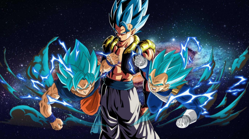 Gogeta Desktop HD Wallpaper 2048x1145px