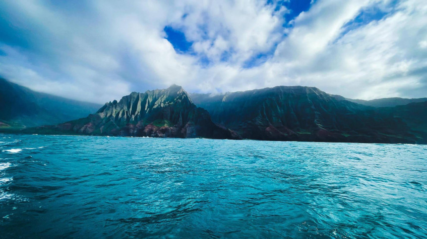 Na Pali Coast Full HD 1080p Wallpaper 1920x1080px