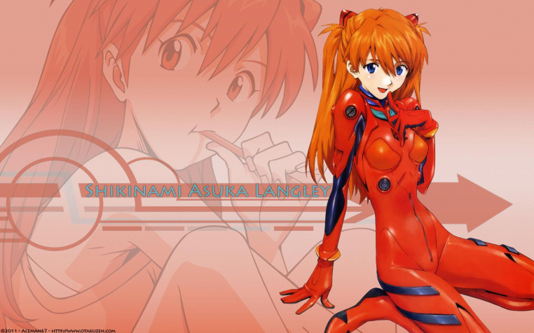 Asuka Langley Desktop HD Background 1680x1050px