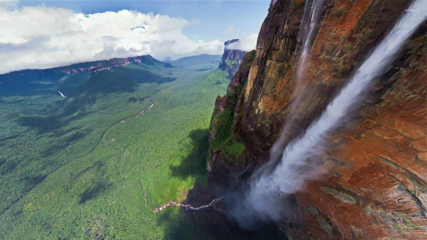 Angel Falls Full HD 1080p Wallpaper 1920x1080px