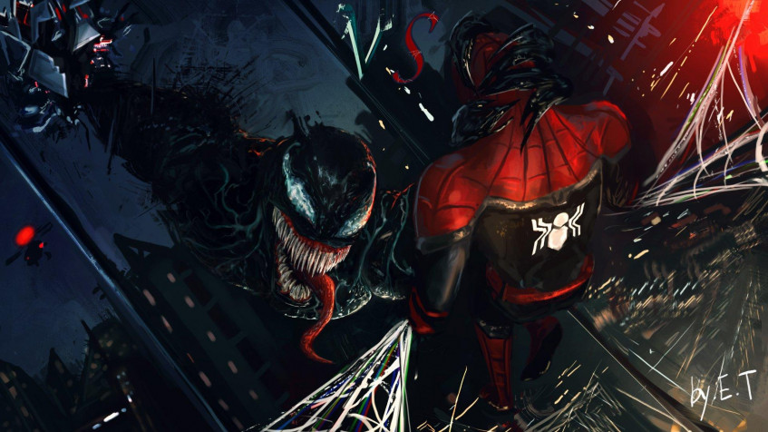 Marvels Spider Man 2 Venom Full HD 1080p Wallpaper 1920x1080px