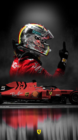 Sebastian Vettel iPhone Wallpaper 1080x1920px