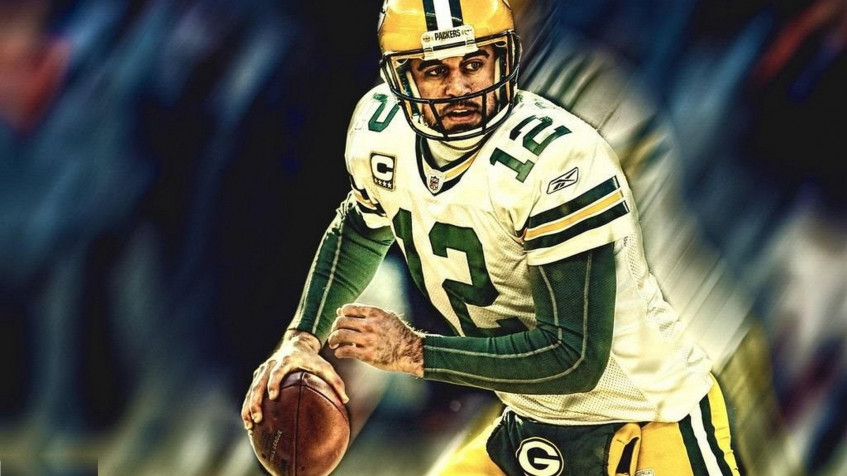 Title Aaron Rodgers Full HD 1080p Wallpaper 1920x1080px