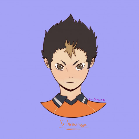 Yu Nishinoya Mobile Background 1750x1750px