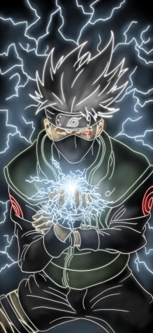 Kakashi Mobile Background 1280x2773px