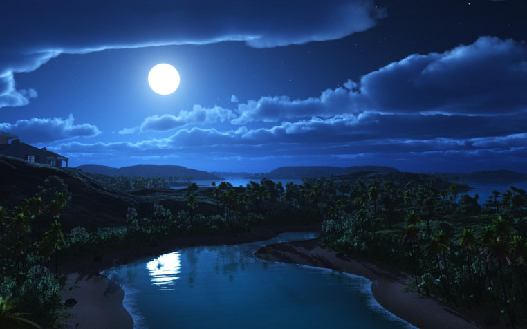 Night Widescreen HD Wallpaper 1920x1200px